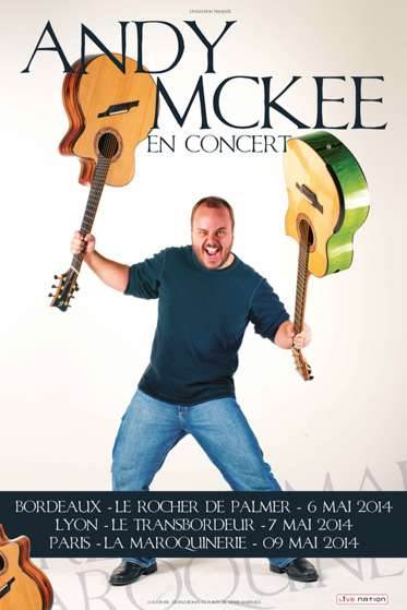 Andy McKee en concert, en France!