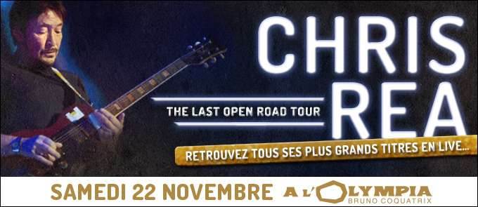Chris Rea en concert le 22 novembre à L’Olympia