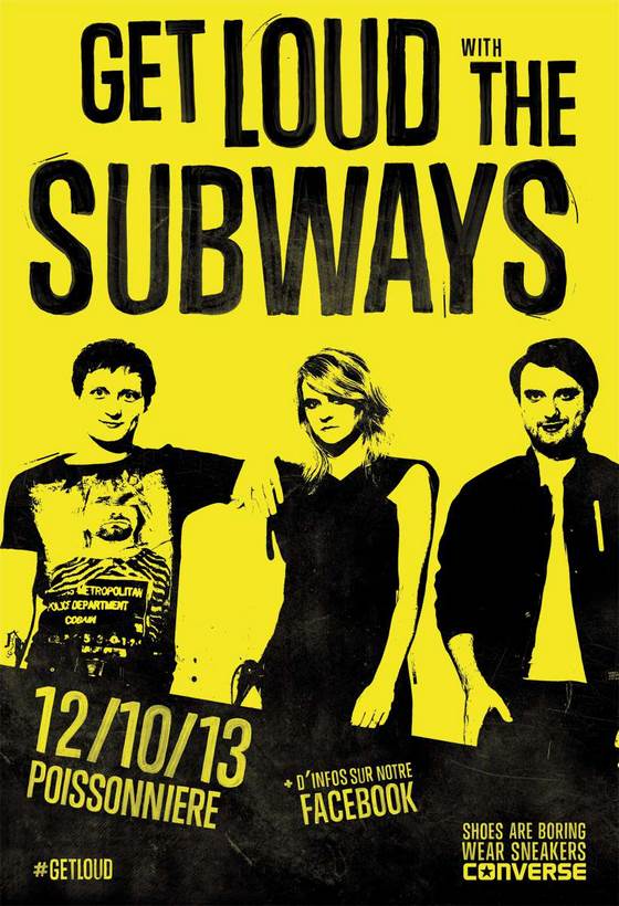 Converse enflamme Paris avec le groupe british The Subways