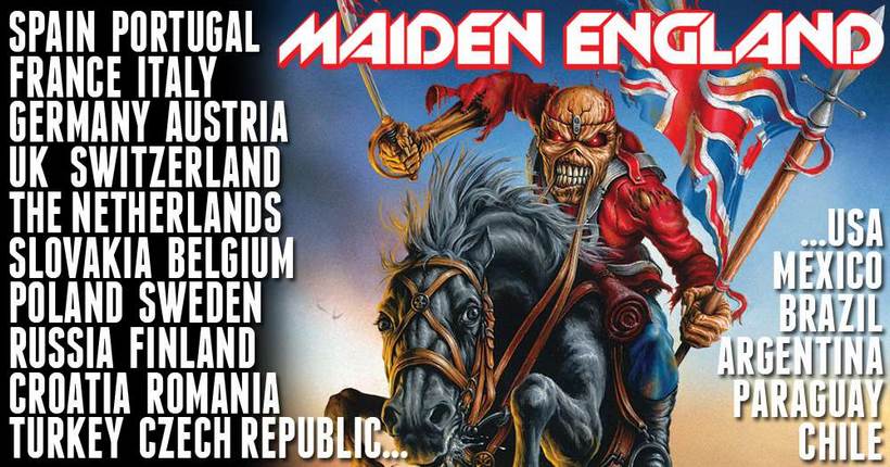 Iron Maiden à Paris Bercy avec le Maiden England World Tour le 5 juin