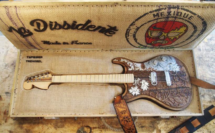 La Dissidente, la guitare réalisée par 20 luthiers français