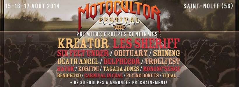 Motocultor Festival Open Air 15-16-17 août 2014