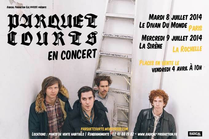 Le retour de Parquet Courts en concert à Paris et La Rochelle
