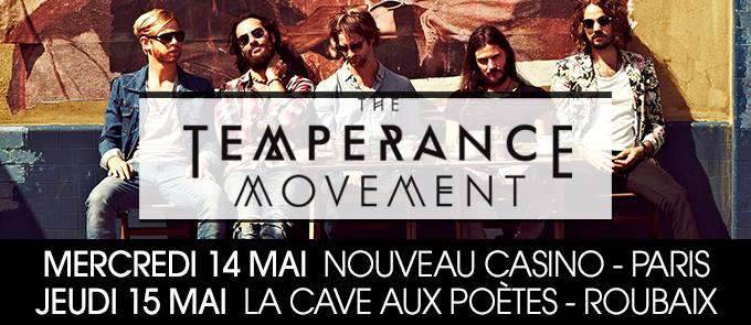 The Temperence Mouvement en concert le 14 Mai au Nouveau Casino