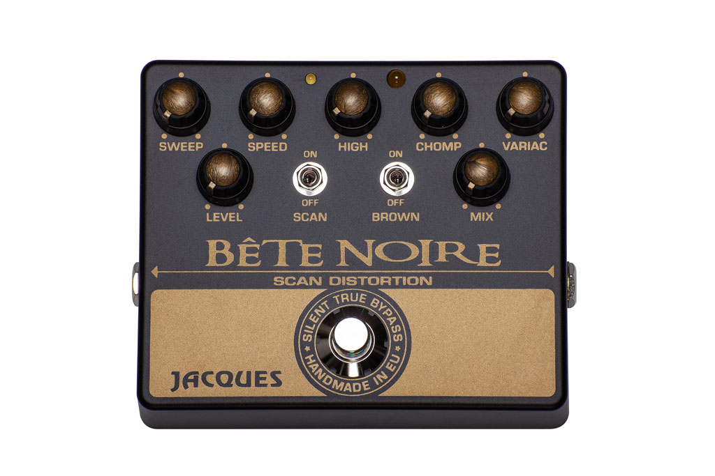 Jacques Pedals unveils Bête Noire © Plexi distortion & Vintage phasing combo effect pedal