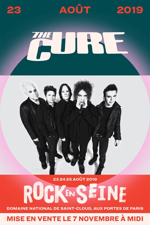 The Cure en tête d’affiche de Rock en Seine 2019 !