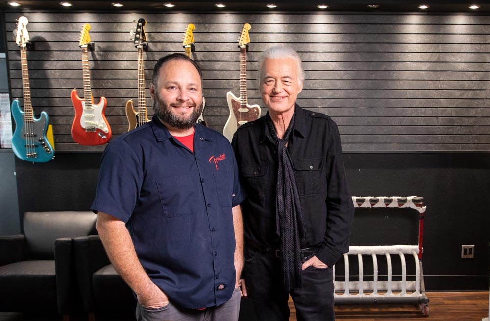 FENDER TEAMS UP WITH JIMMY PAGE FOR LED ZEPPELIN’S 50TH ANNIVERSARY, RECREATES FAMED GUITARIST’S ICONIC TELECASTER